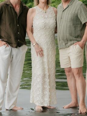 Tuckernuck FARRAH Ivory Lace Maxi S & M fit, Like New